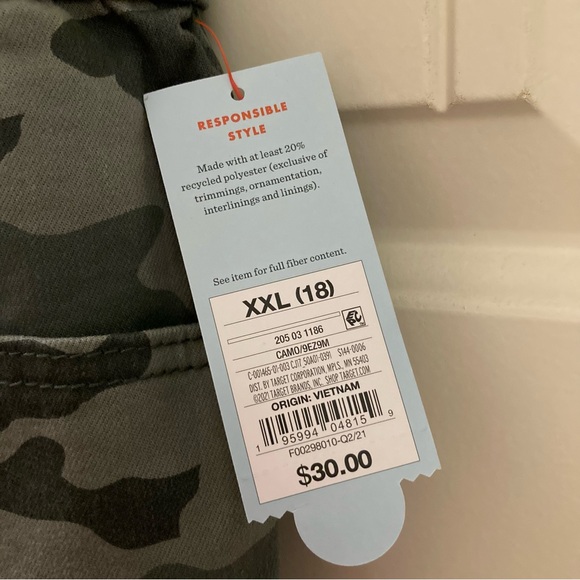 Girls Camo Overalls Size 18 XXL Camouflage Bib Overalls Stretch - Picture 9 of 15